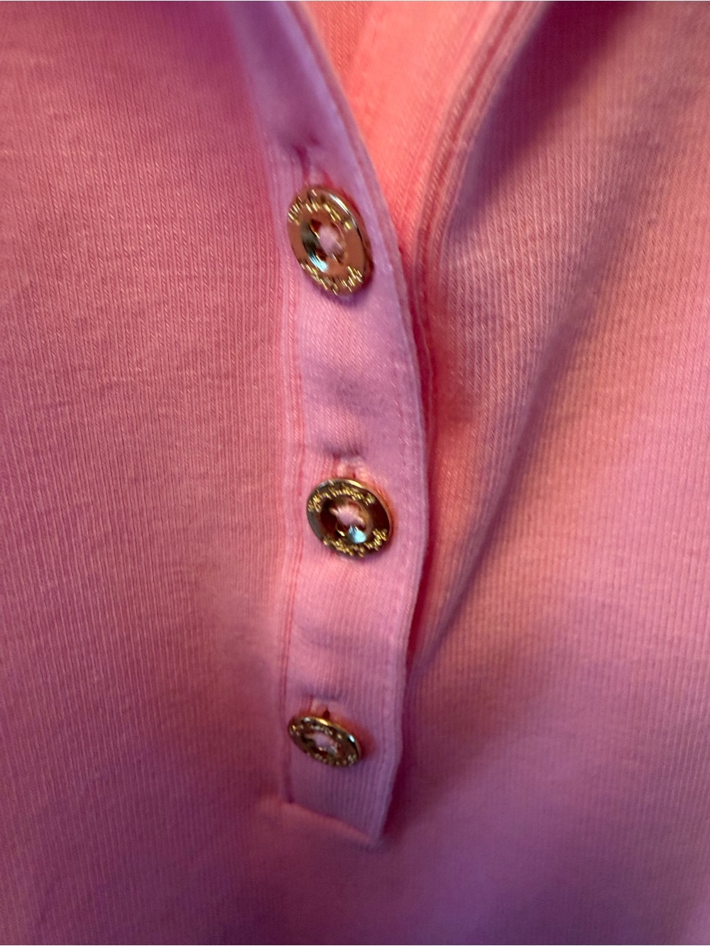 Lilly Pulitzer Pink Sleeveless Polo Tank - Picture 3 of 4